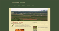 Desktop Screenshot of cedarwoodnurserytenn.com